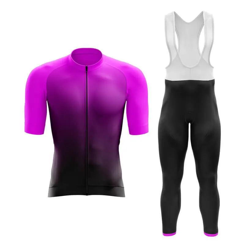 Black to Violet Aero Cycling Kit