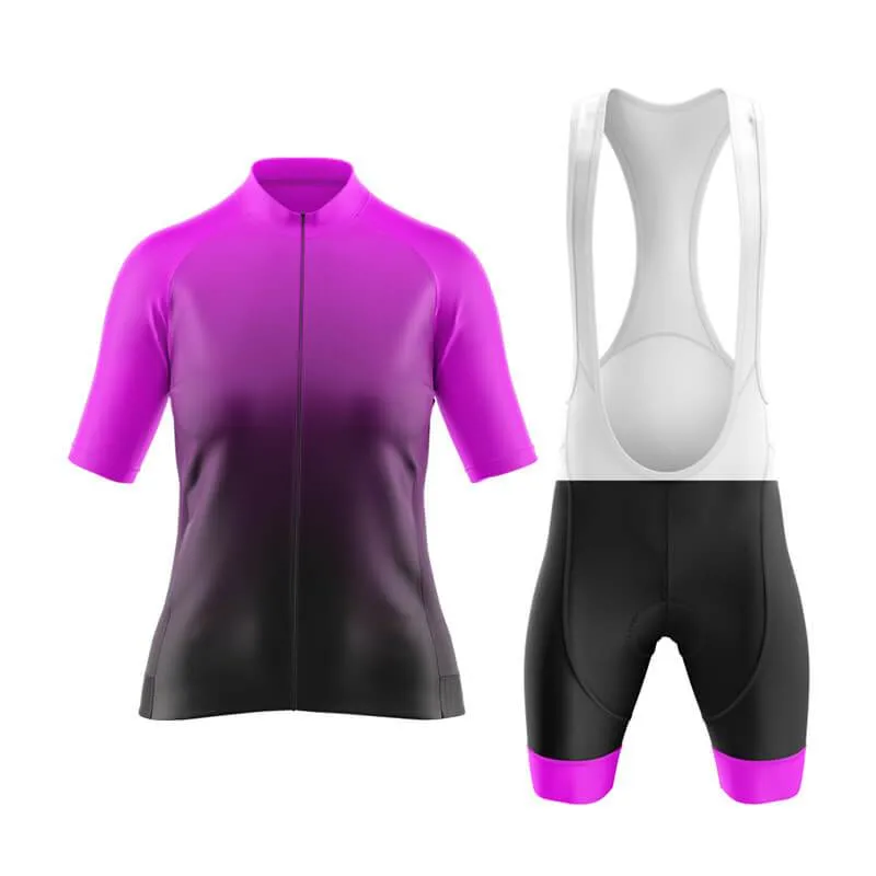 Black to Violet Aero Cycling Kit