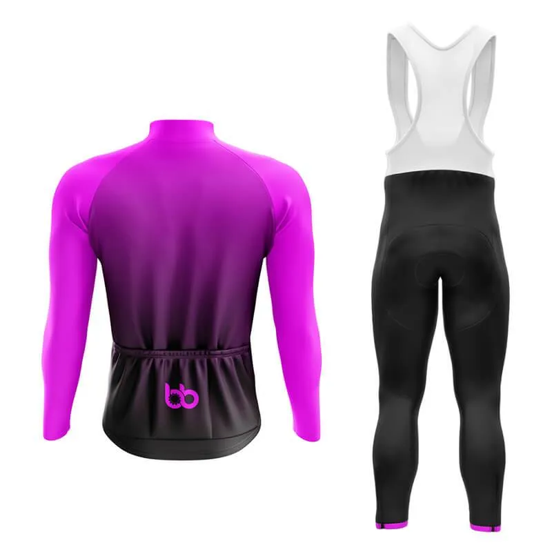 Black to Violet Aero Cycling Kit