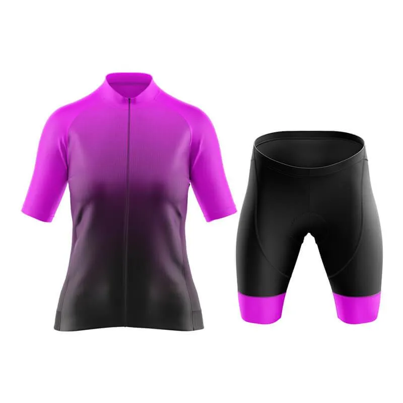 Black to Violet Aero Cycling Kit