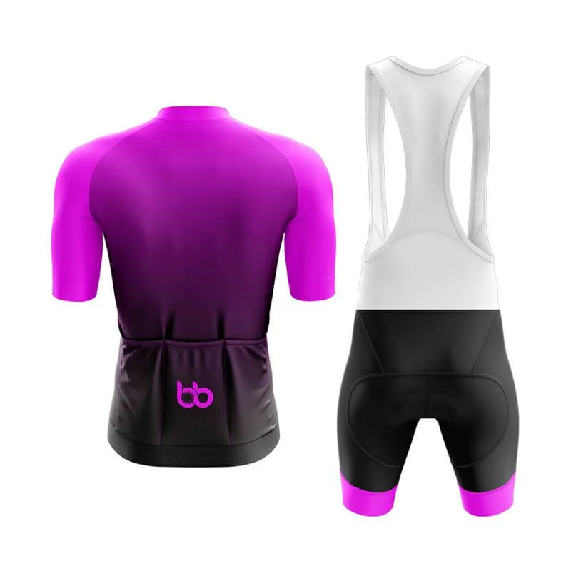 Black to Violet Aero Cycling Kit