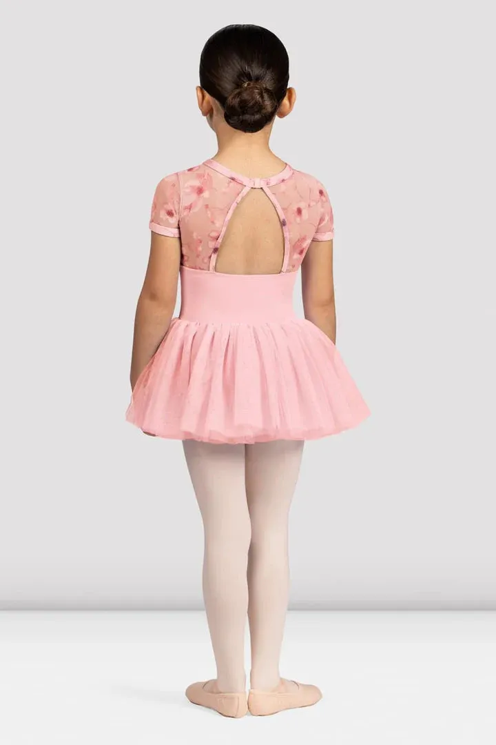 Bloch Girls Belle Floral Cap Sleeve Tutu Dress