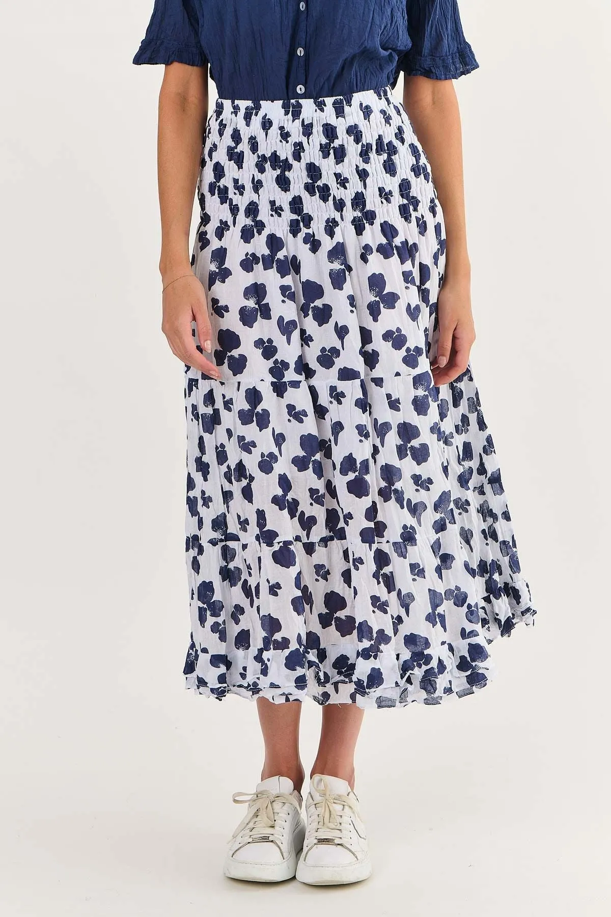 Bluebell Tiered Cotton Skirt