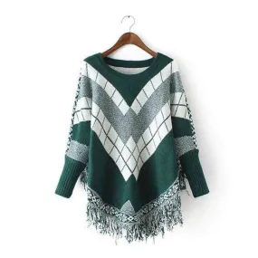 BohoChic Chevron Season Sweater