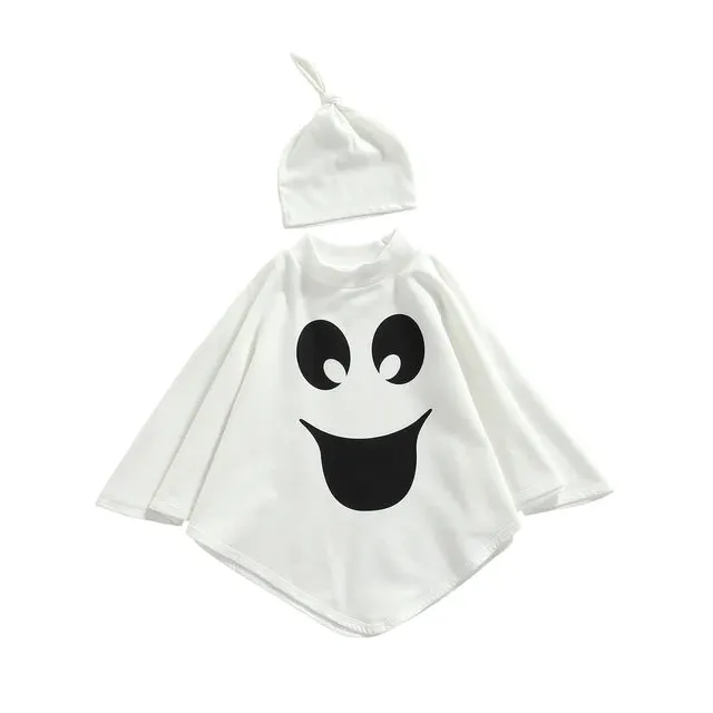 Boo! Adorable Ghost Cape and Cap (Little Kids to 6)