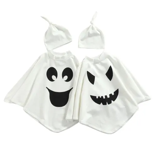 Boo! Adorable Ghost Cape and Cap (Little Kids to 6)