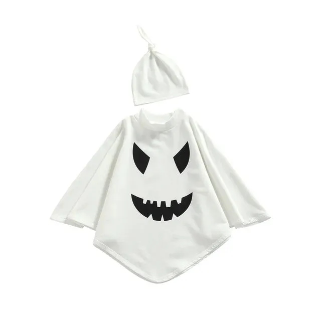 Boo! Adorable Ghost Cape and Cap (Little Kids to 6)