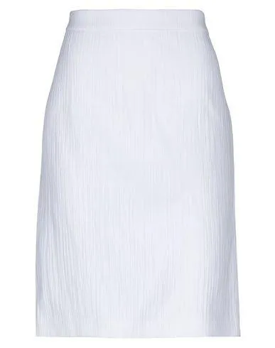 Boutique Moschino Women Knee length skirt White 12 UK