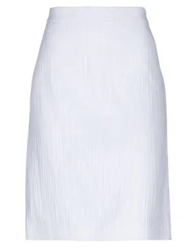 Boutique Moschino Women Knee length skirt White 12 UK