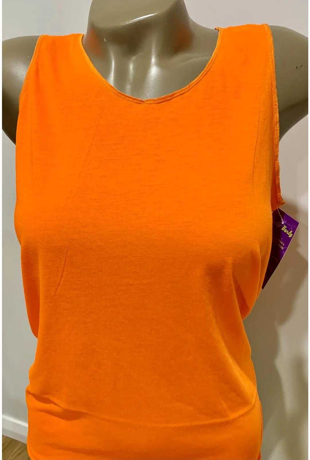 Bright Neon Orange Singlet