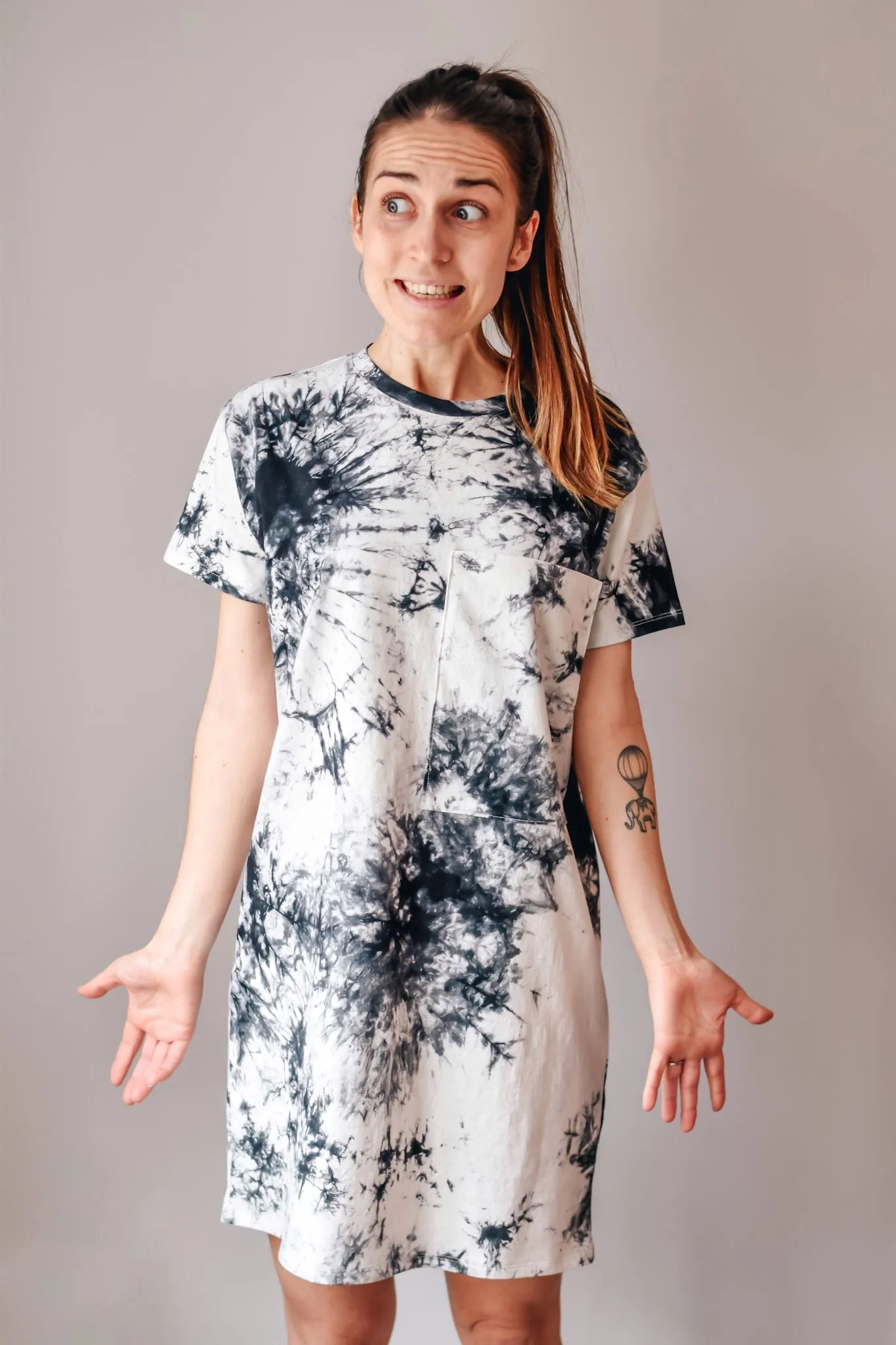 Bundle Denali Oversized Pocket Tee and Dress Digital Sewing Pattern