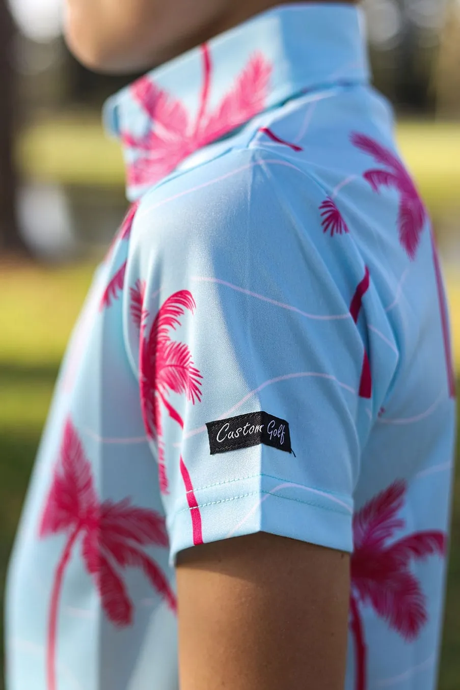 CA JNR Funky Golf Shirt | Palm Vibes