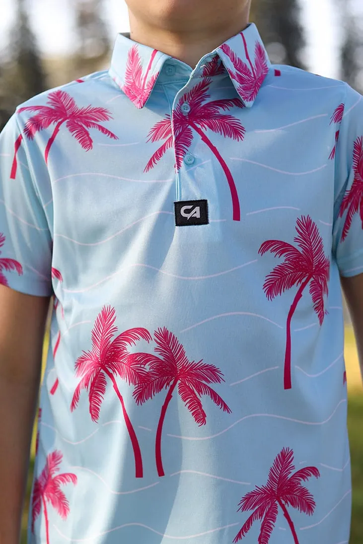 CA JNR Funky Golf Shirt | Palm Vibes