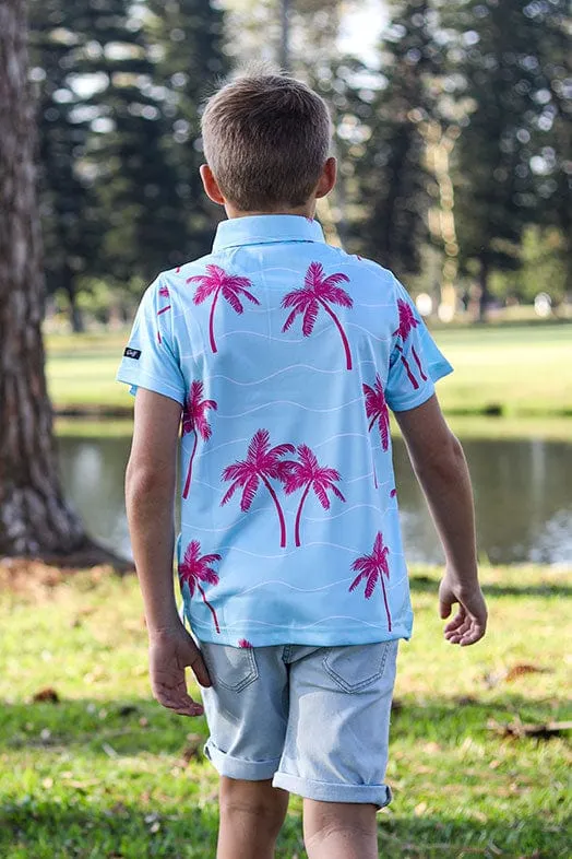 CA JNR Funky Golf Shirt | Palm Vibes