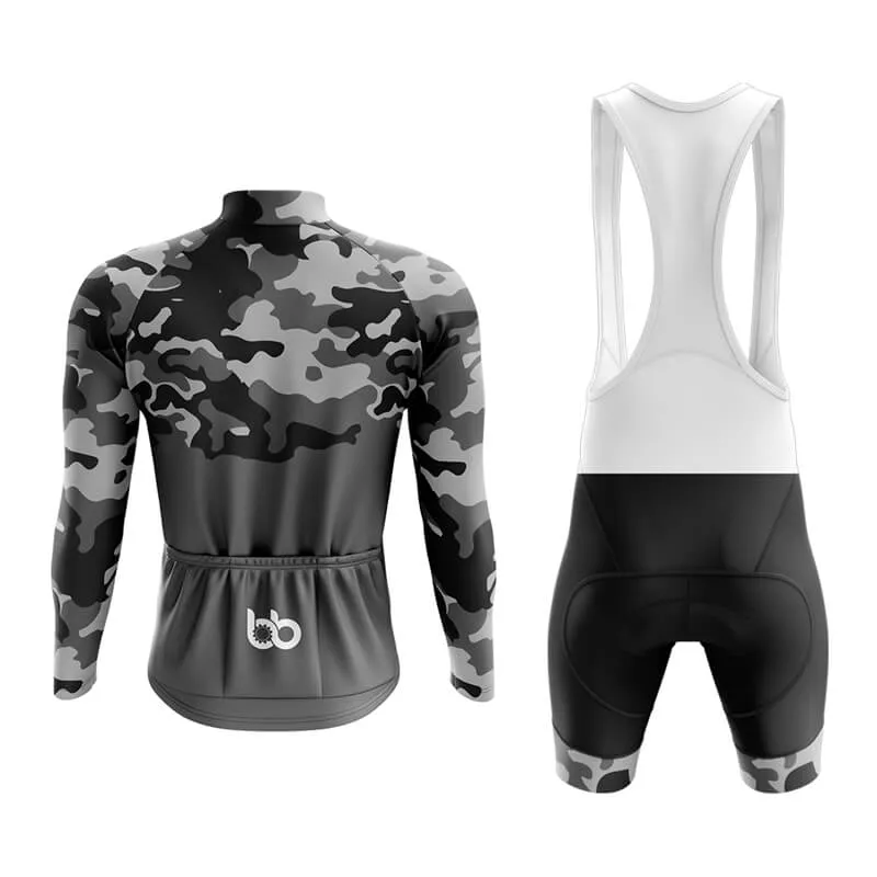 Camouflage Neck Aero Cycling Kit (V1) (Grey)