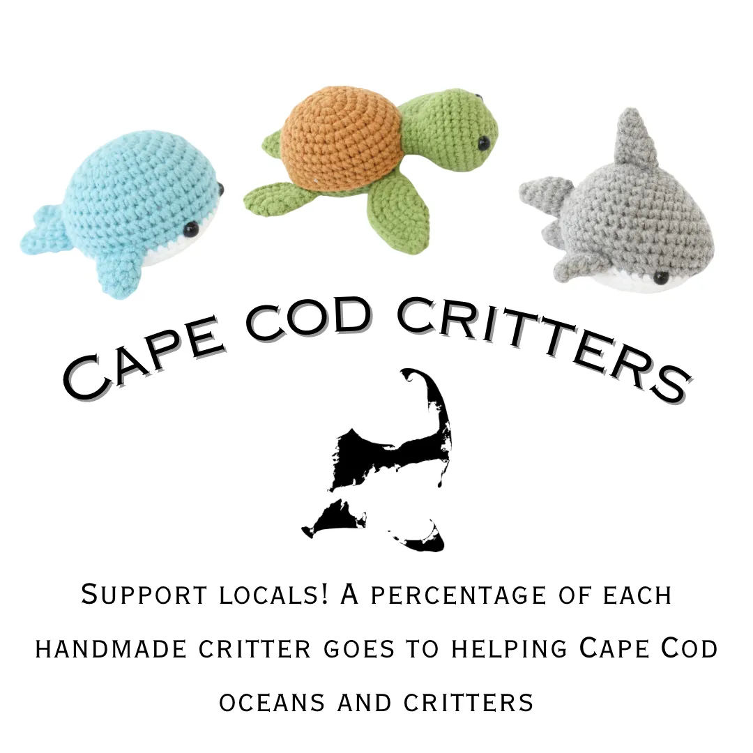 Cape Cod Critters USA handmade Crochet Sea Animals: Whale