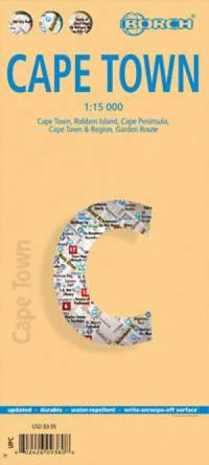 Cape Town (4th Edition) City Map by Borch Map (2013)