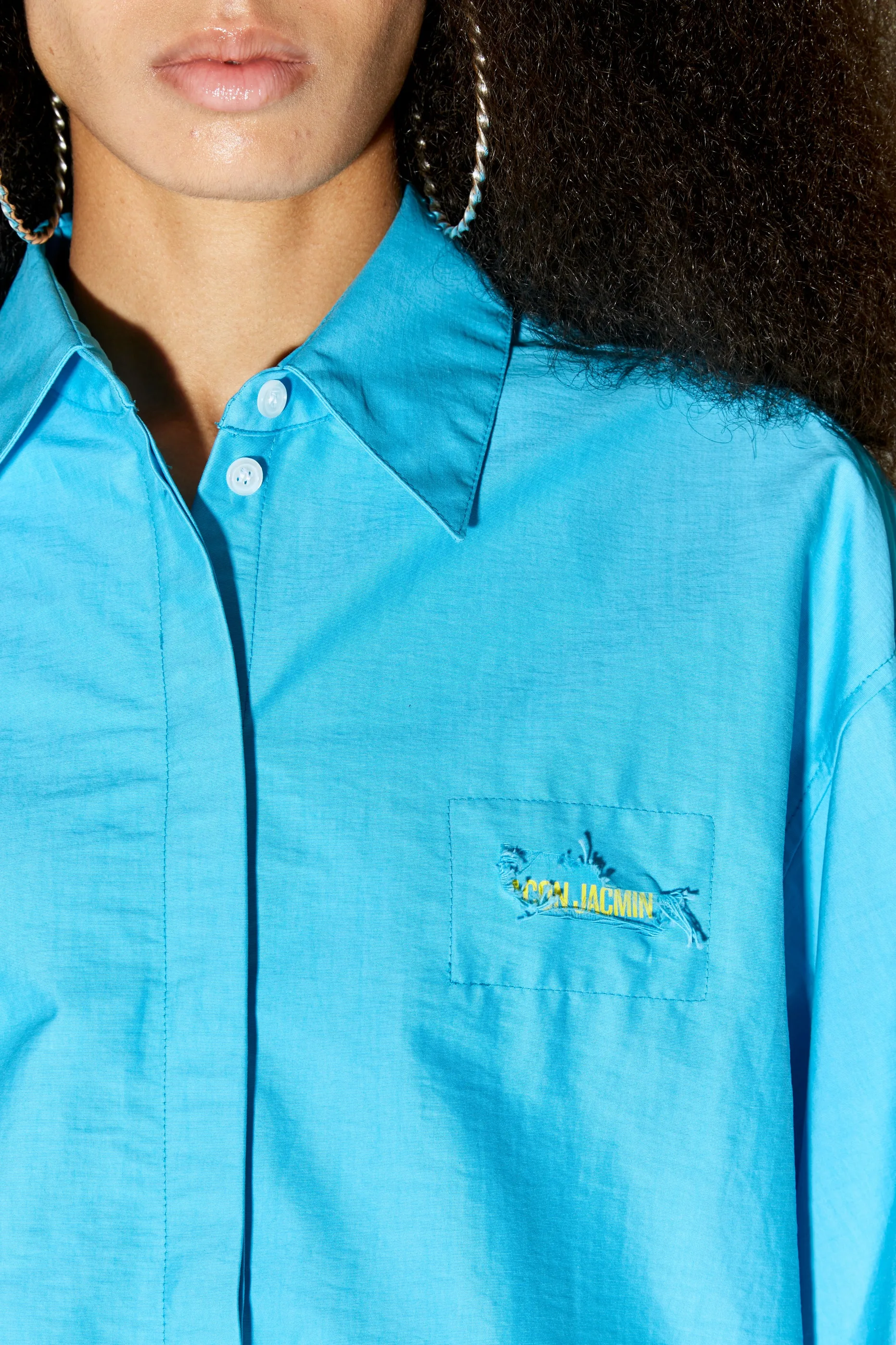 CAREL shirt turquoise