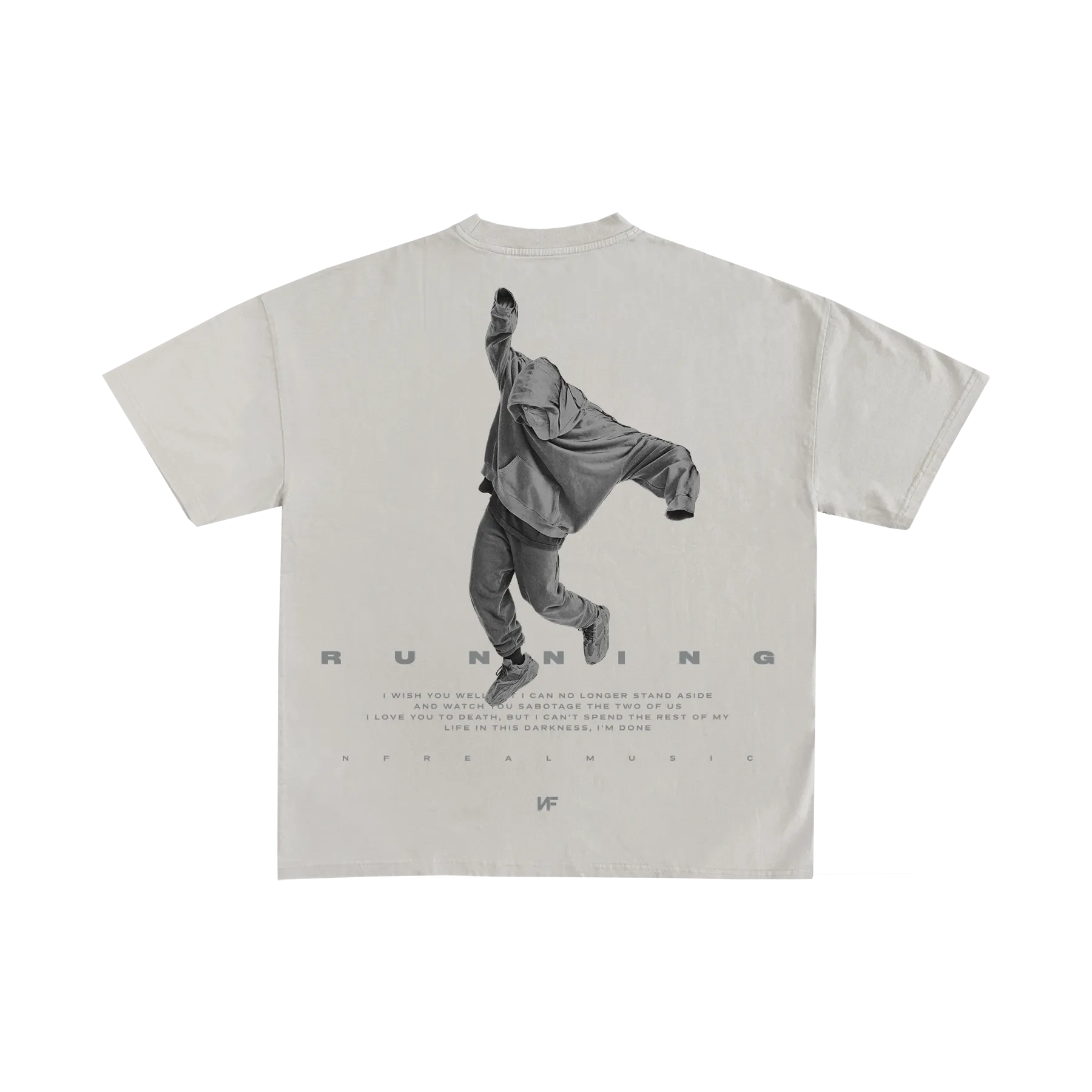 Cement "RUNNING" T-Shirt