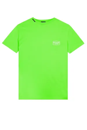 CHEST LOGO NEON T-SHIRT | NEON GREEN