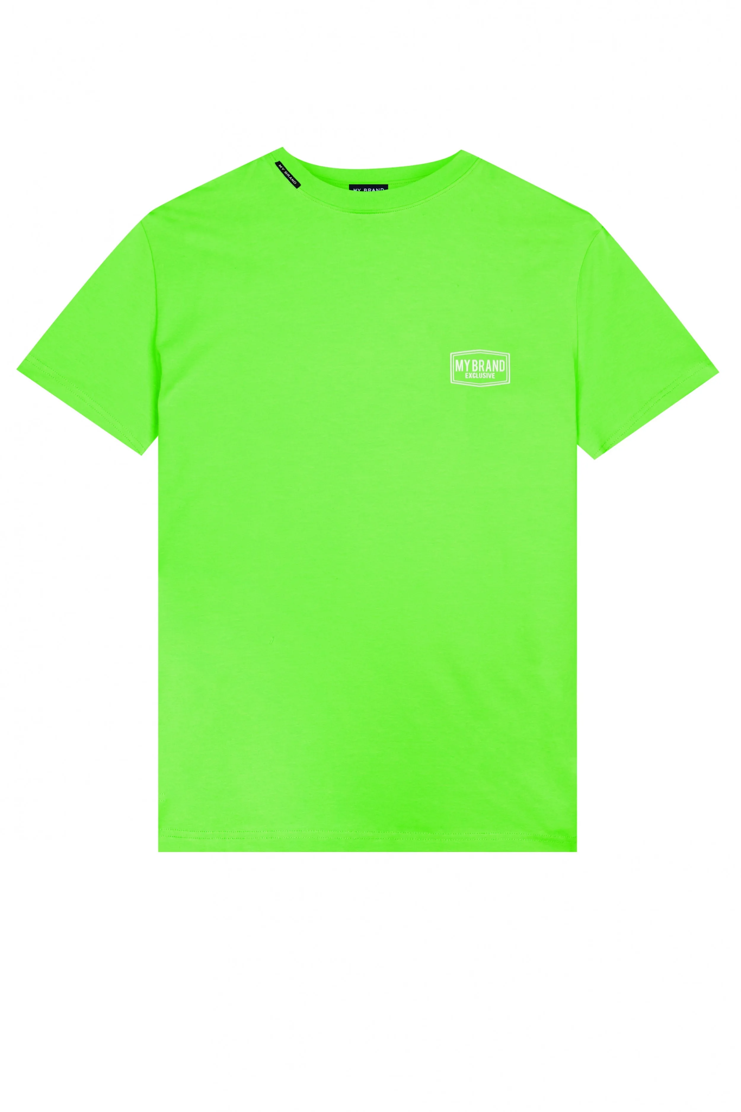 CHEST LOGO NEON T-SHIRT | NEON GREEN