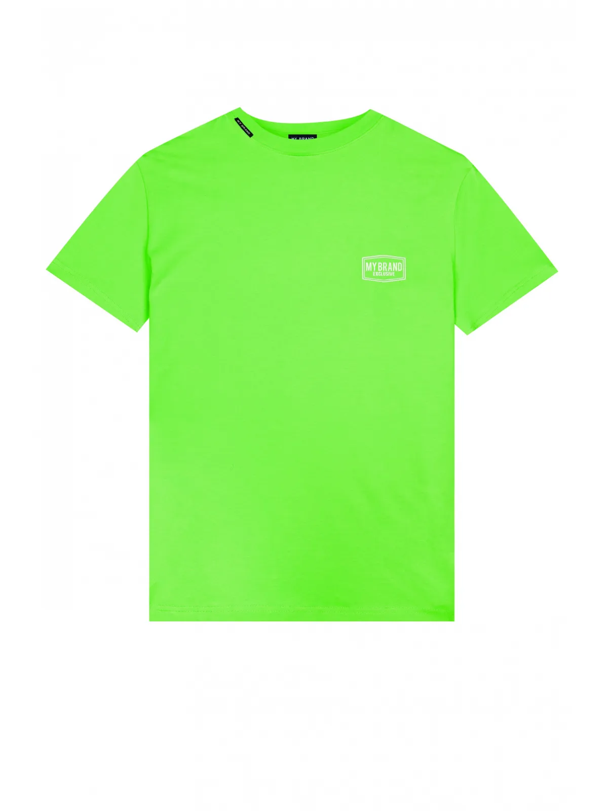 CHEST LOGO NEON T-SHIRT | NEON GREEN