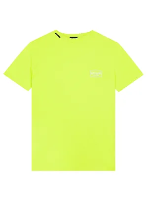 CHEST LOGO NEON T-SHIRT | NEON YELLOW