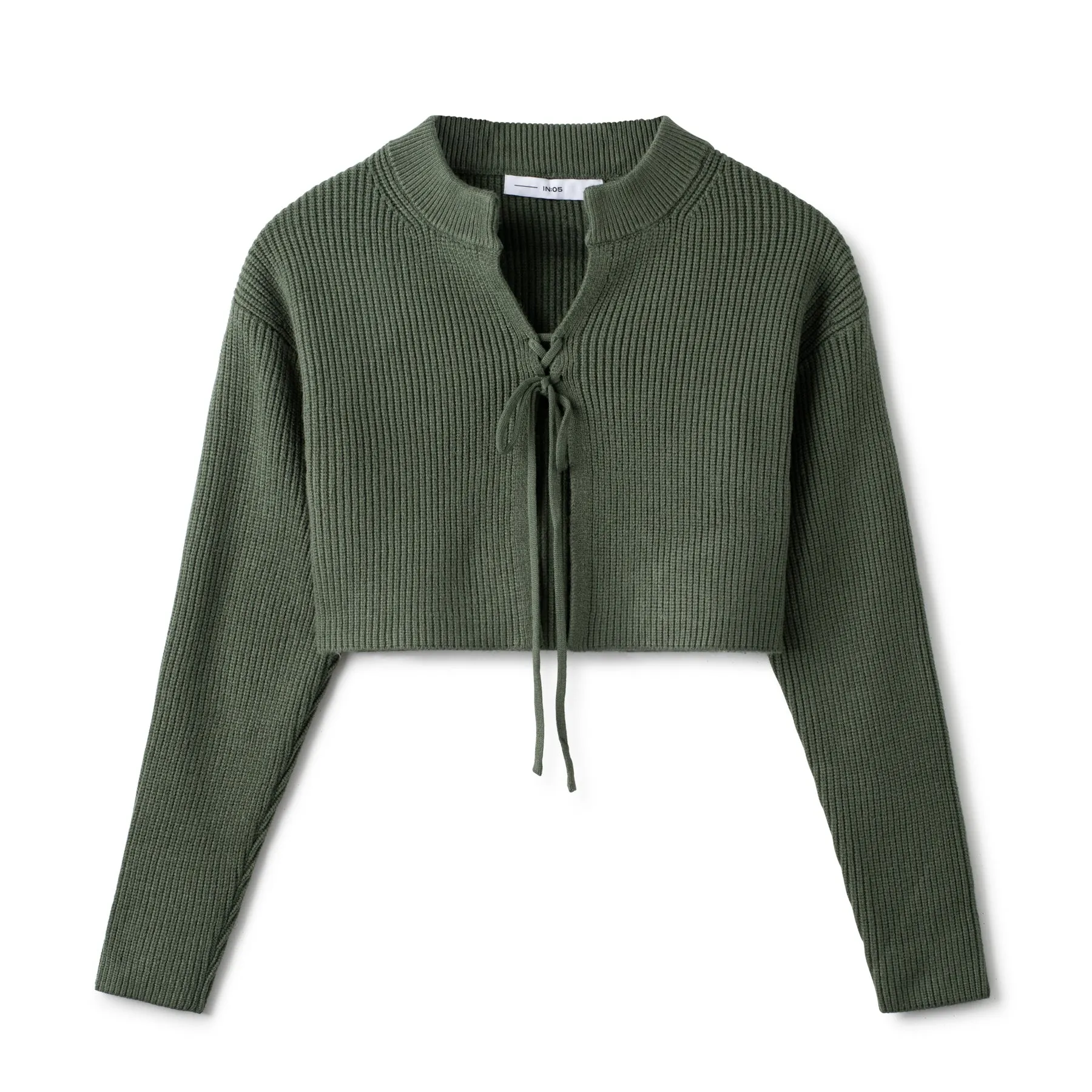 Crop Cardigan In: Sage