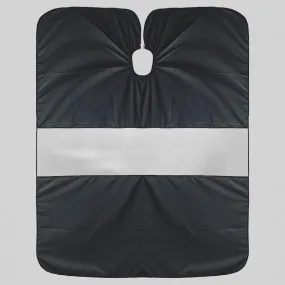 Cutting Cape, Black with Horizontal Window