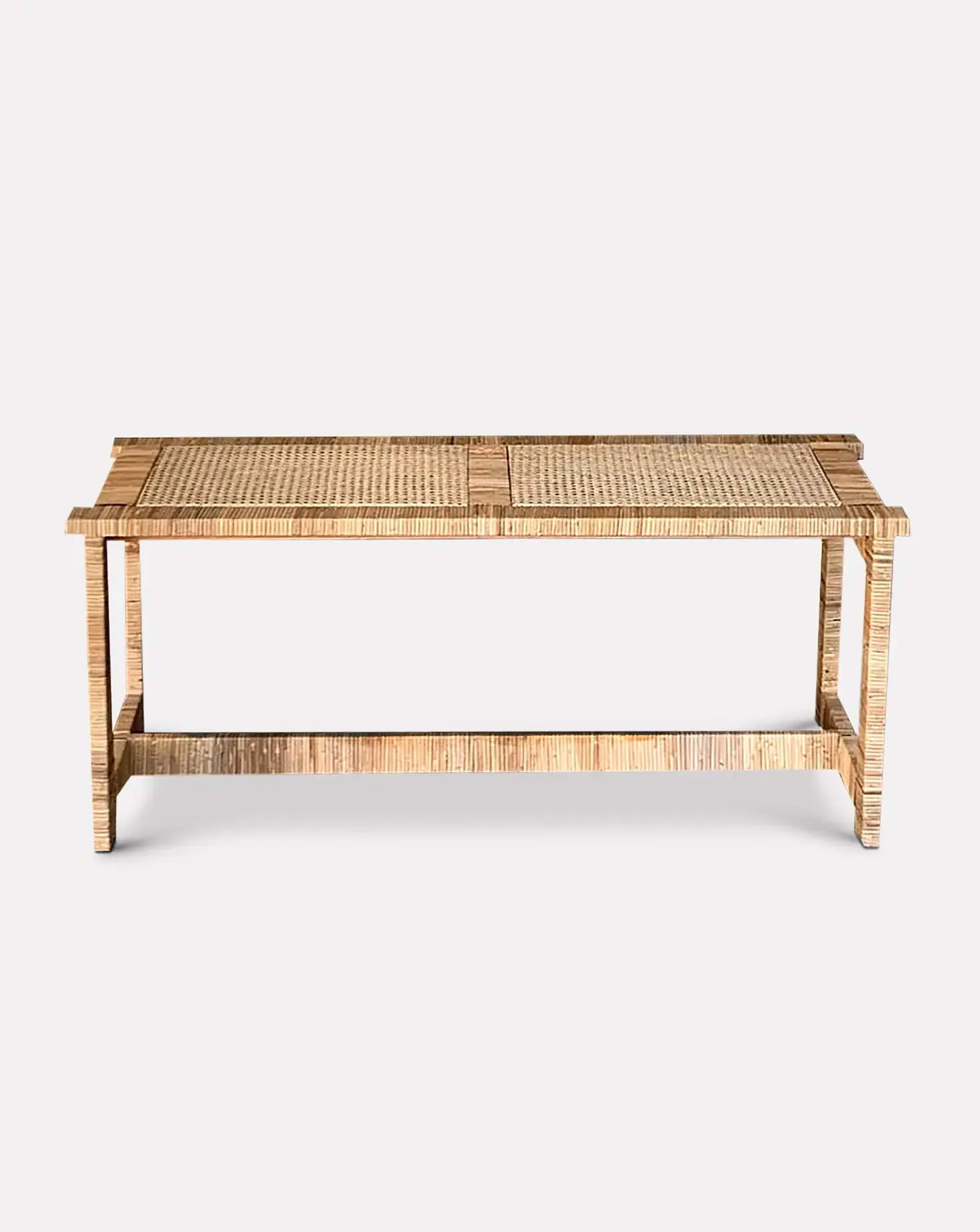 Cynthia Ferguson Rattan Bench