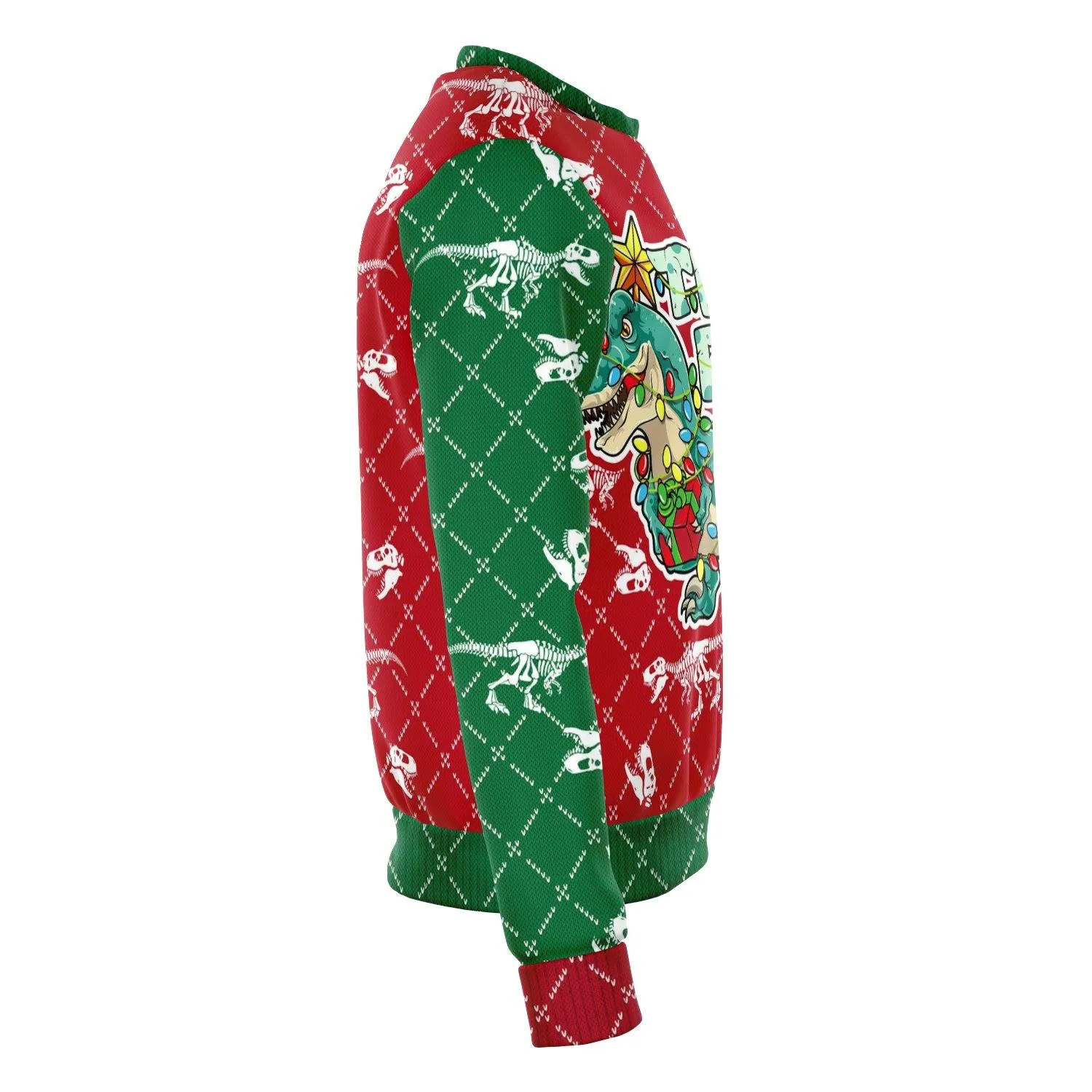 Dank Tree Rex Athletic Christmas Sweater