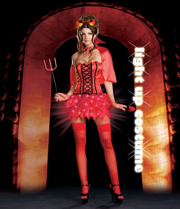 Devil De-Light Light Up Costume