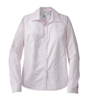 District Threads - Ladies Brushed Cotton Shirt with Pocket.  DT401