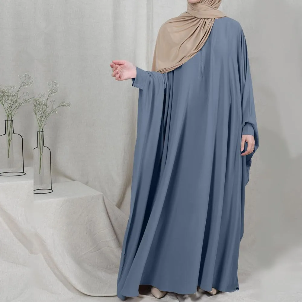 Eid Hooded Muslim Women Hijab Dress Prayer Garment Jilbab Abaya Long Khimar Full Cover Ramadan Gown Abayas Islamic Clothes Niqab