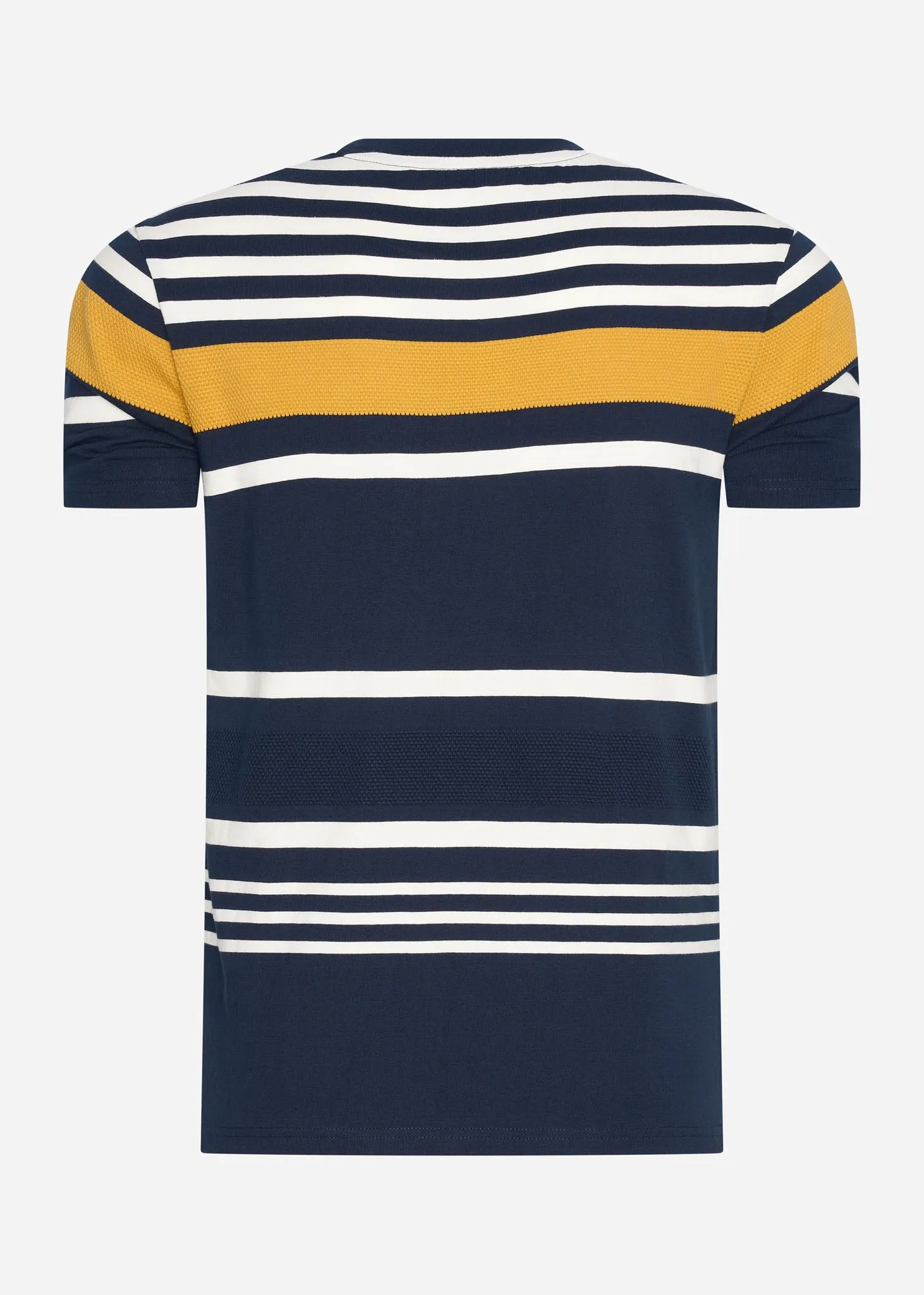 Engineered stripe tee - dark navy