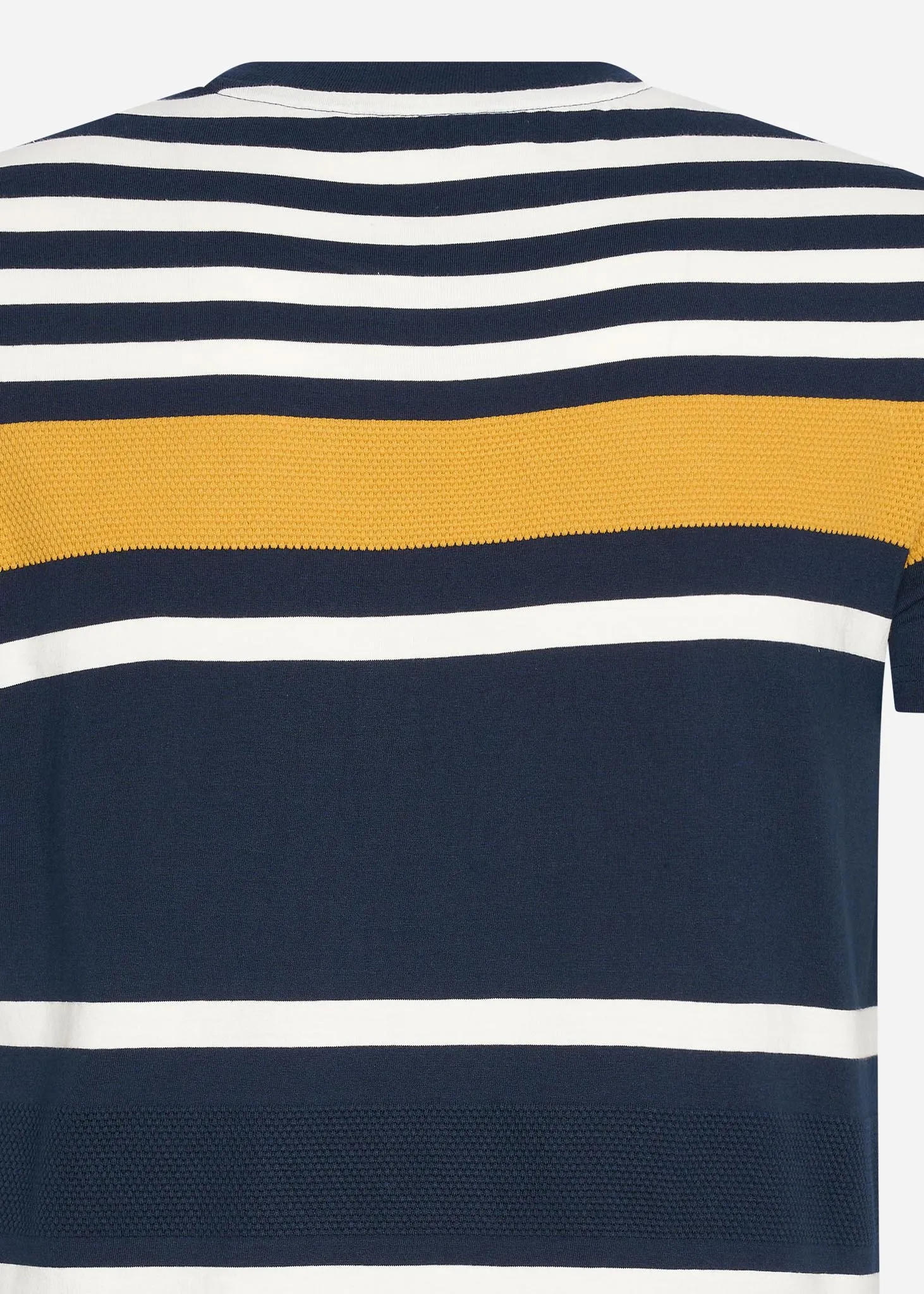 Engineered stripe tee - dark navy