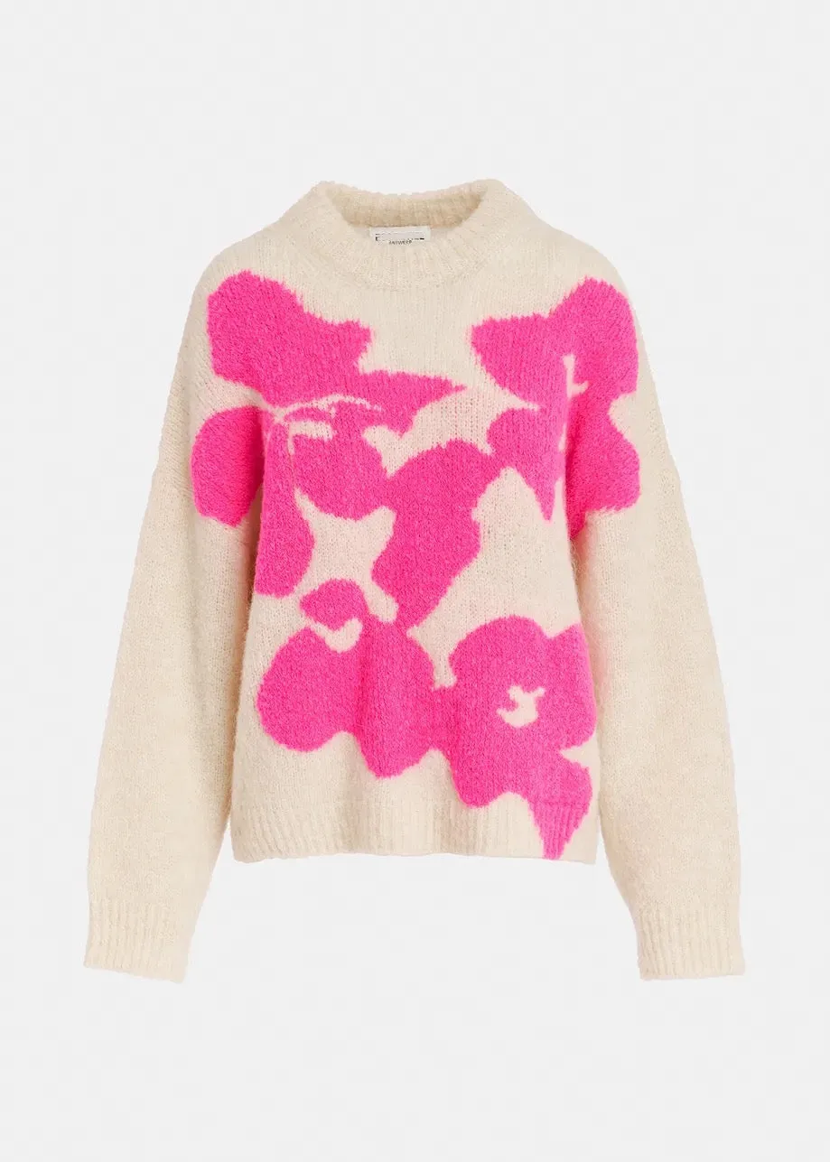 Esgarcon Floral Knitted Sweater