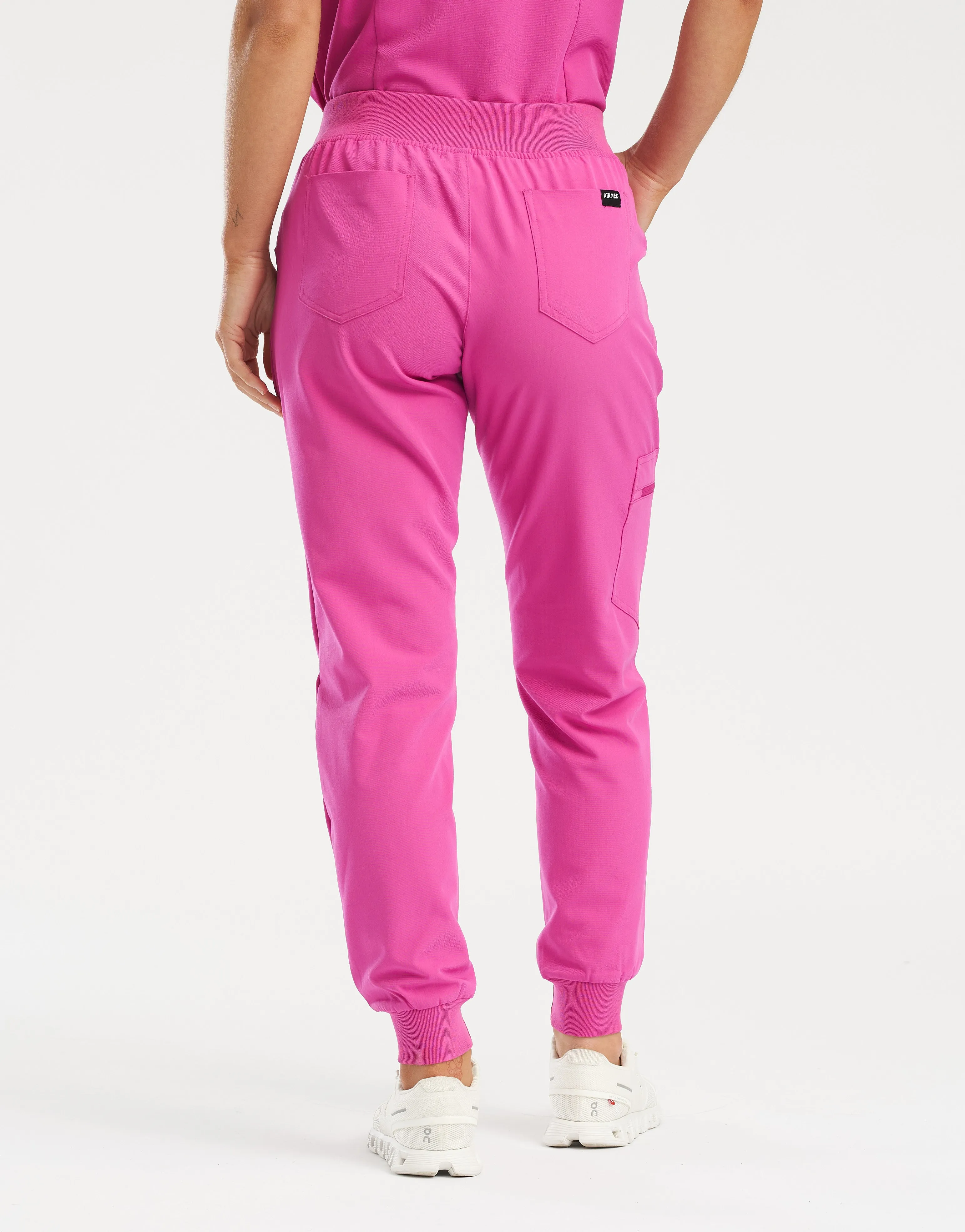 Essential Jogger Scrub Pants - Just Pink