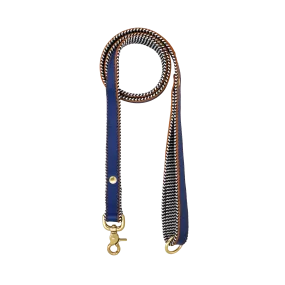 Everyday Leather Dog Leash | Blue Snoop