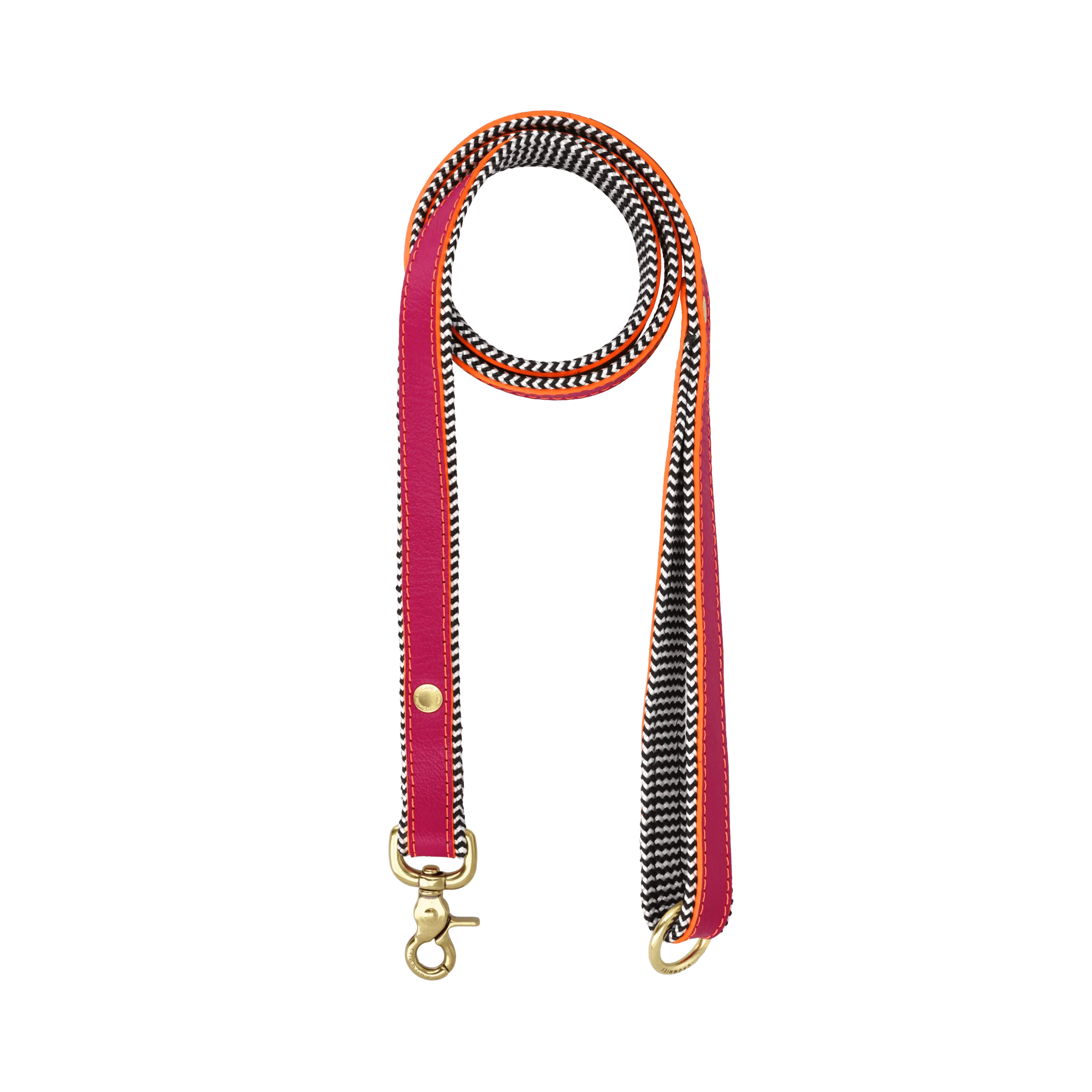 Everyday Leather Dog Leash | Pink Lizzo