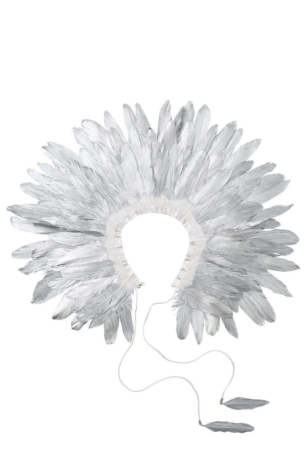 Feather Collar - Silver