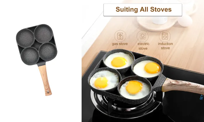 Four-cup Egg Pan