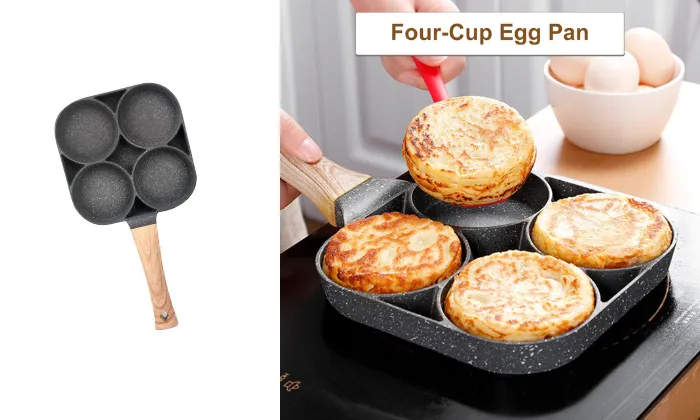 Four-cup Egg Pan