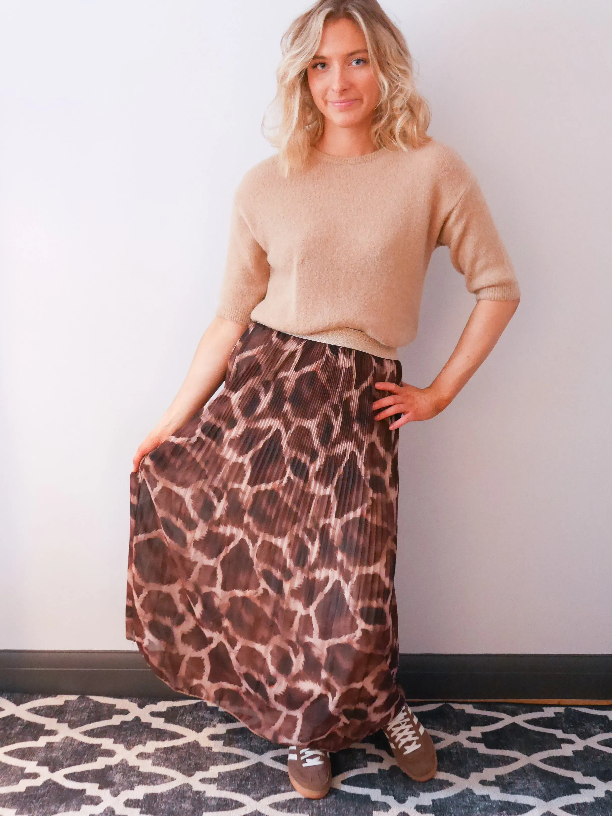 Gabrielle Skirt Brown