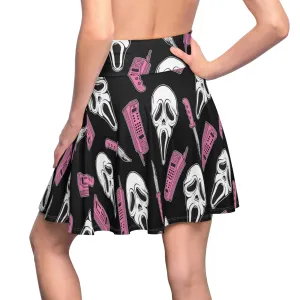 Ghostface Scream Horror Skater Skirt