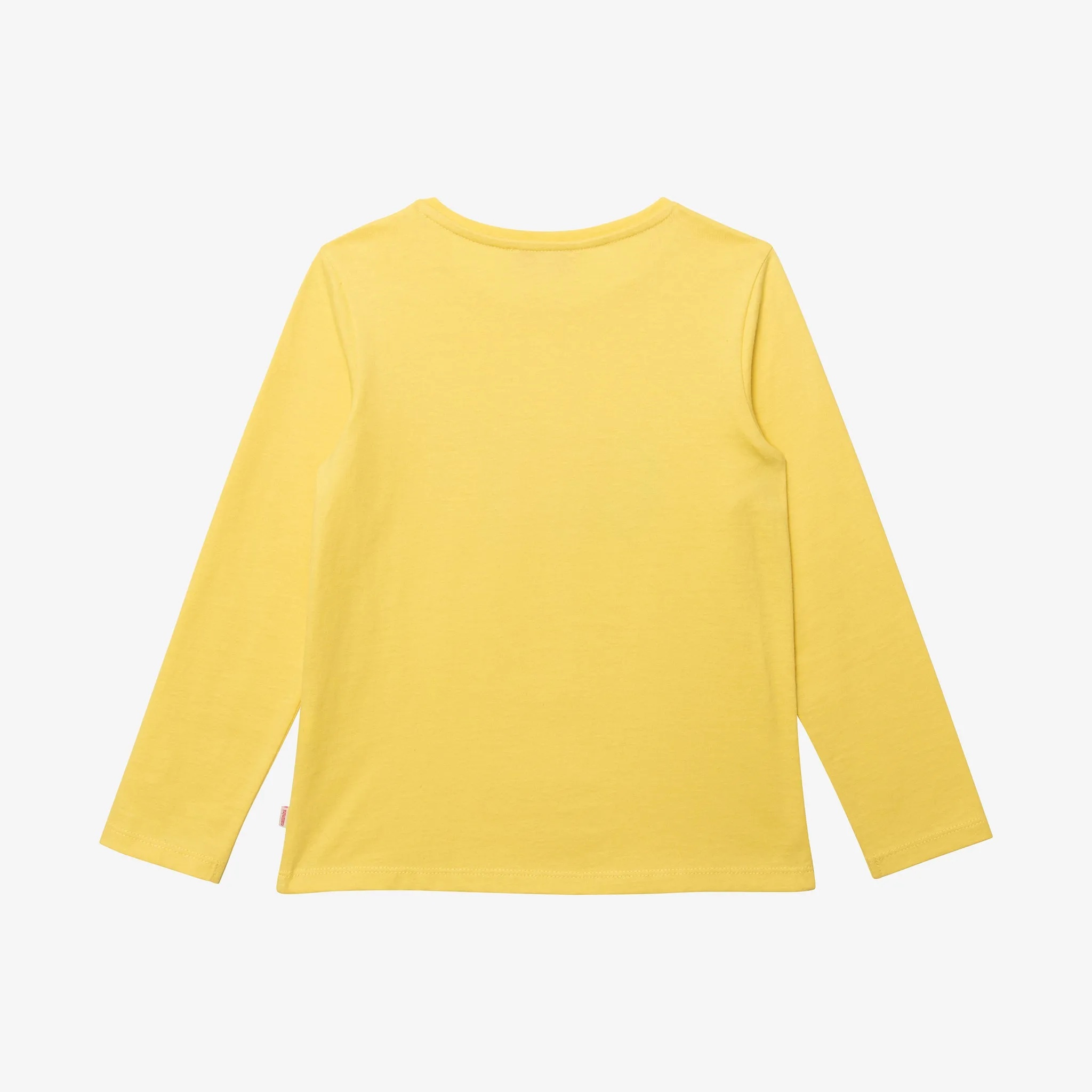 Girls' neon yellow T-shirt