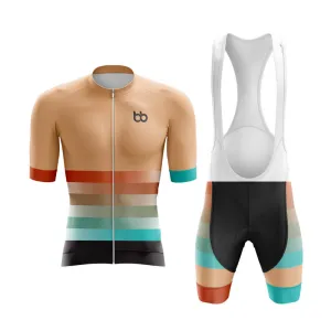 Gradient Frequency Aero Cycling Kit (Beige-Orange-Teal)