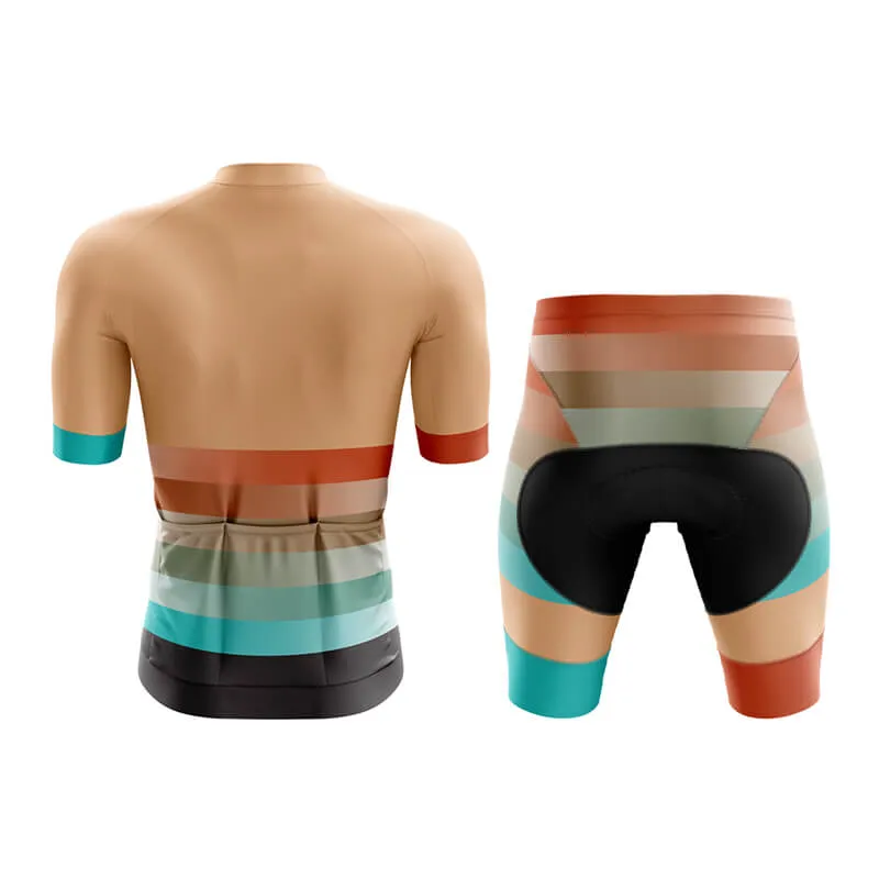 Gradient Frequency Aero Cycling Kit (Beige-Orange-Teal)