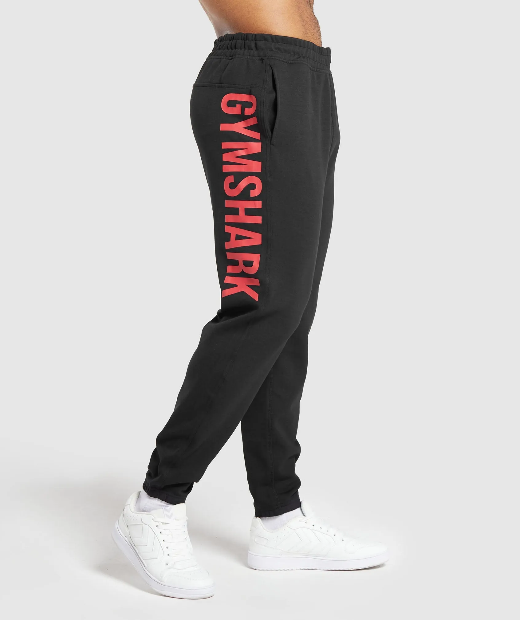 Gymshark Impact Joggers - Black/Vivid Red