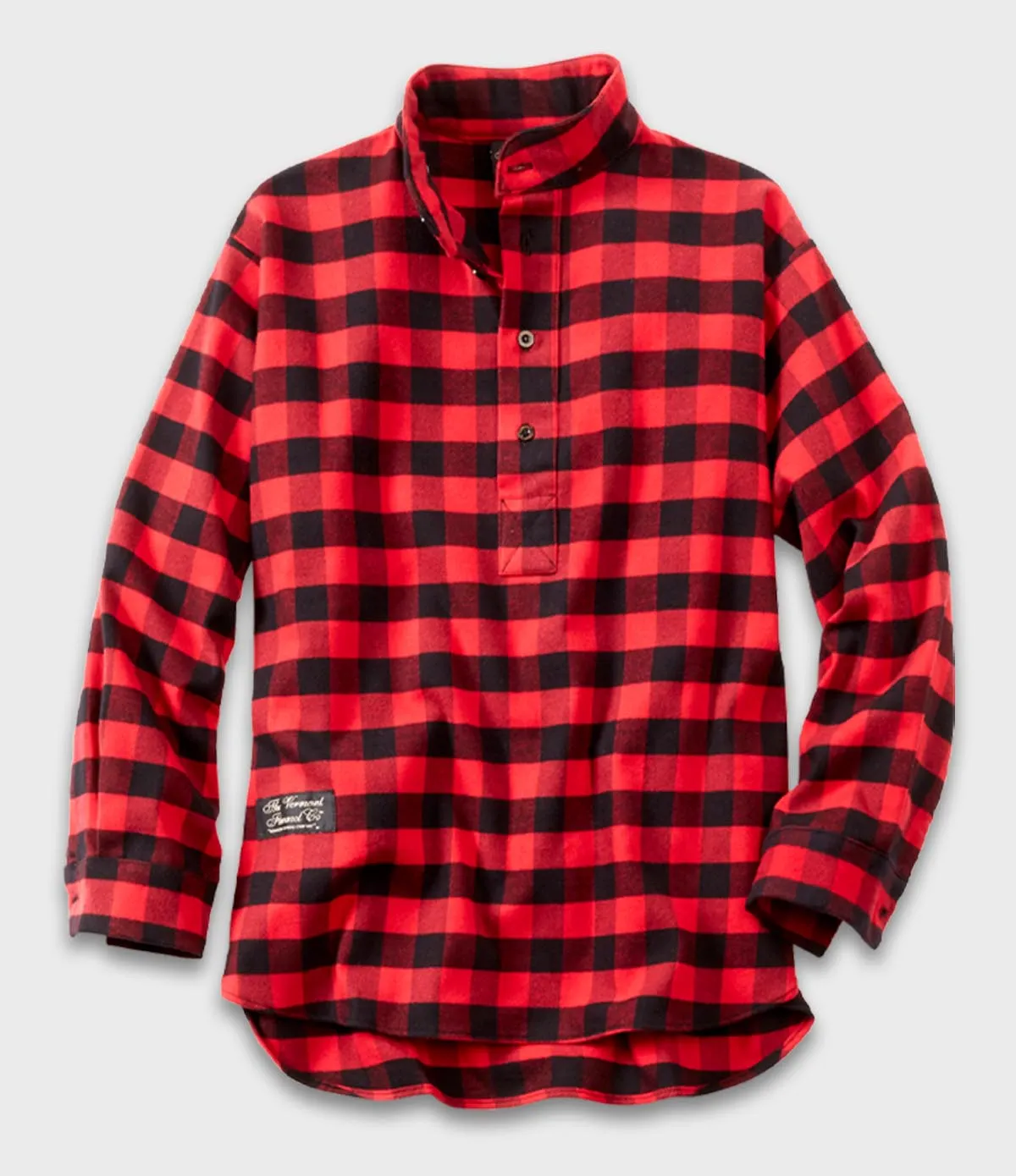 Henley Flannel Shirt